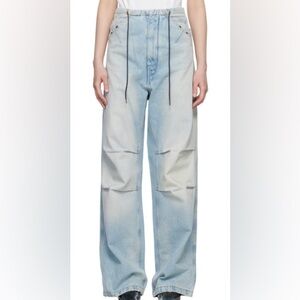 DARKPARK Blue Daisy Military Jeans